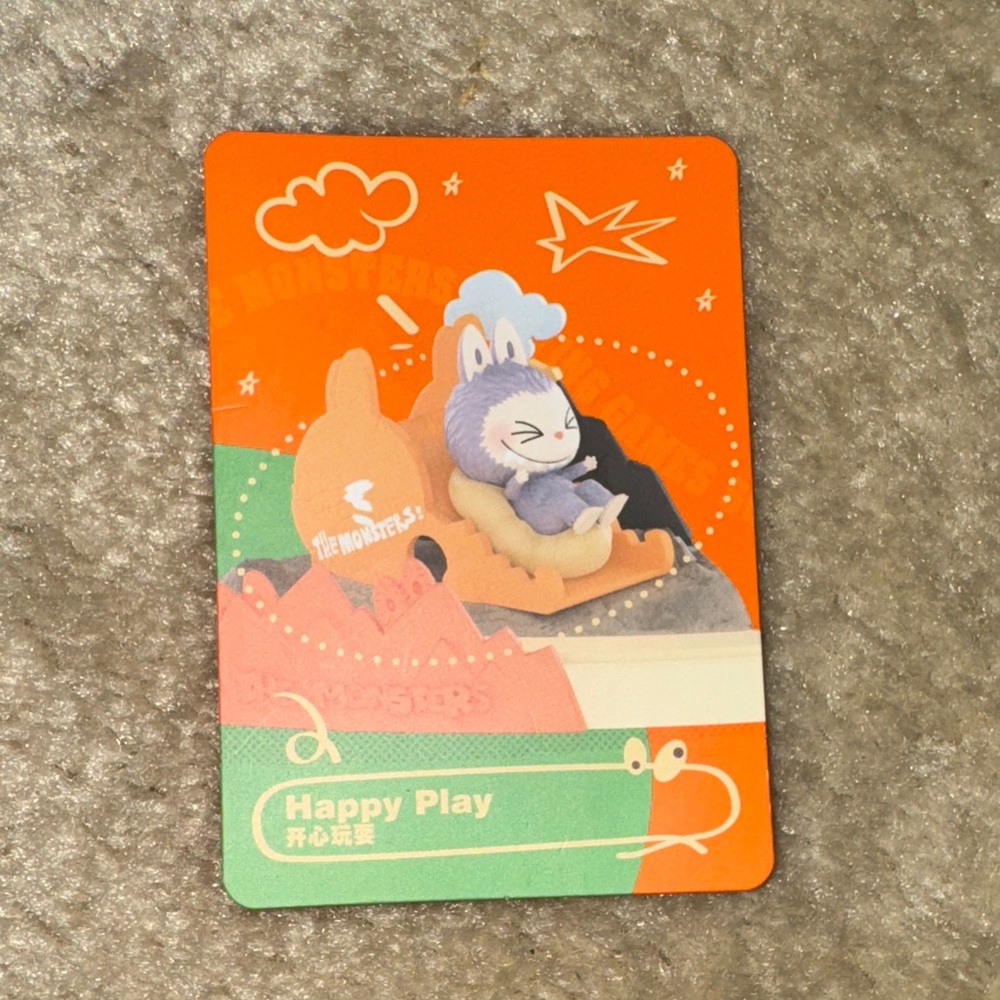 Happy Play- NO BOX item with card